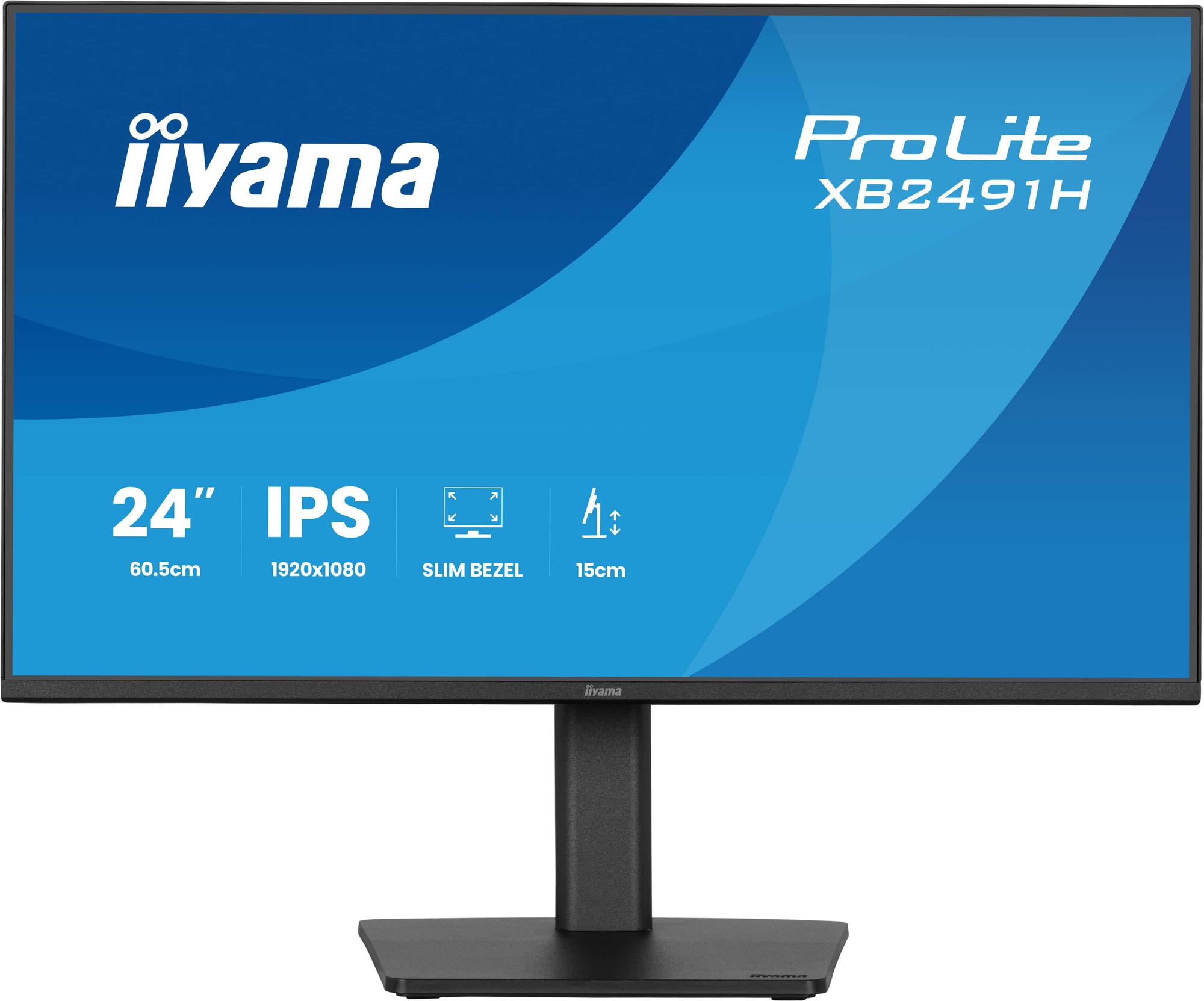 Monitor iiyama ProLite XB2491H-B1 / 23.8" / Full HD IPS / 120Hz / 1ms / HDMI+DisplayPort - Zezë