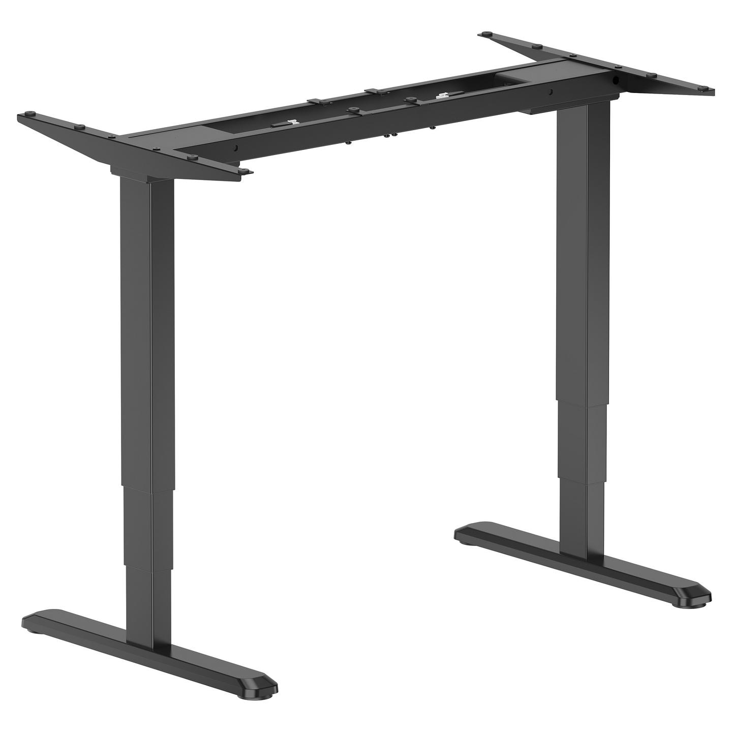 Kornizë për Tavolinë EQUIP 650815, Elektrike, 2 Motorë, 2 Këmbë, 125kg, 62–126cm - Zezë