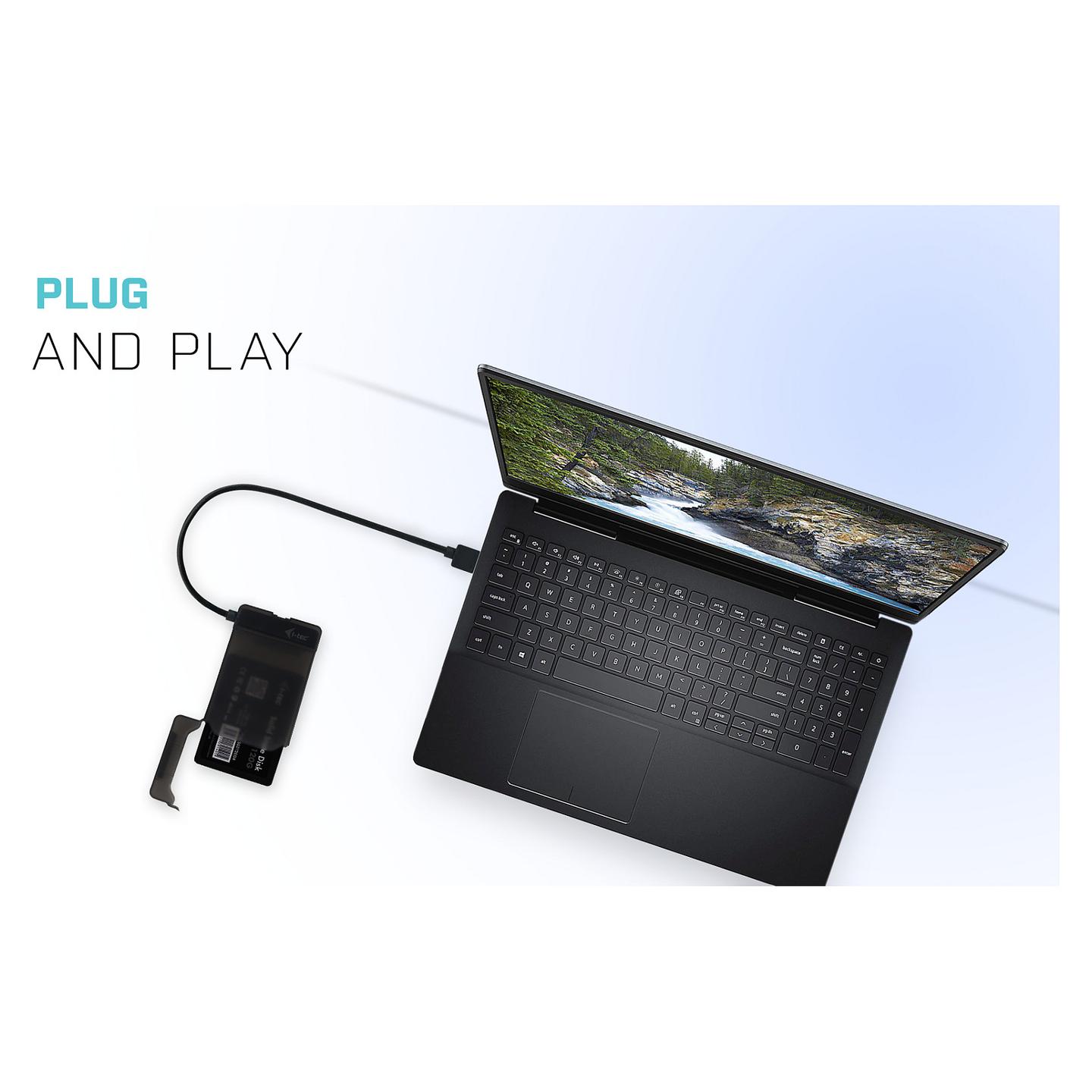 Këllëf i Jashtëm për HDD/SSD i-tec MySafe USB-A Easy 2.5, SATA, USB 3.2 Gen 1, deri në 5 Gbps, 9,5 mm – Zezë - 9