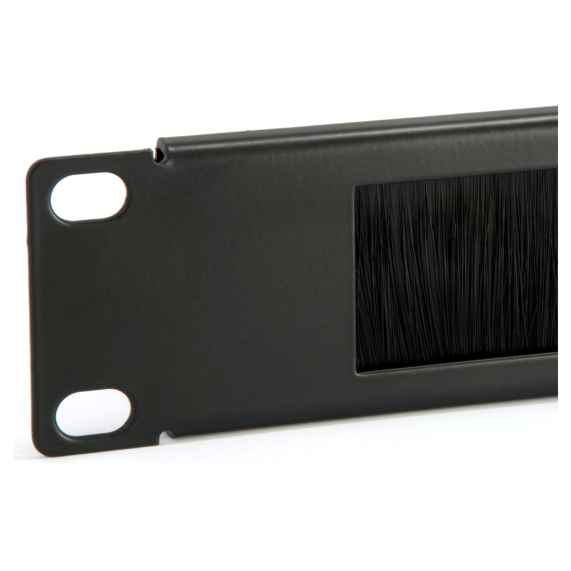 Aksesorë Rack / 19" Cable Entry Panel / 1U / Brush Insert - Zezë - 3