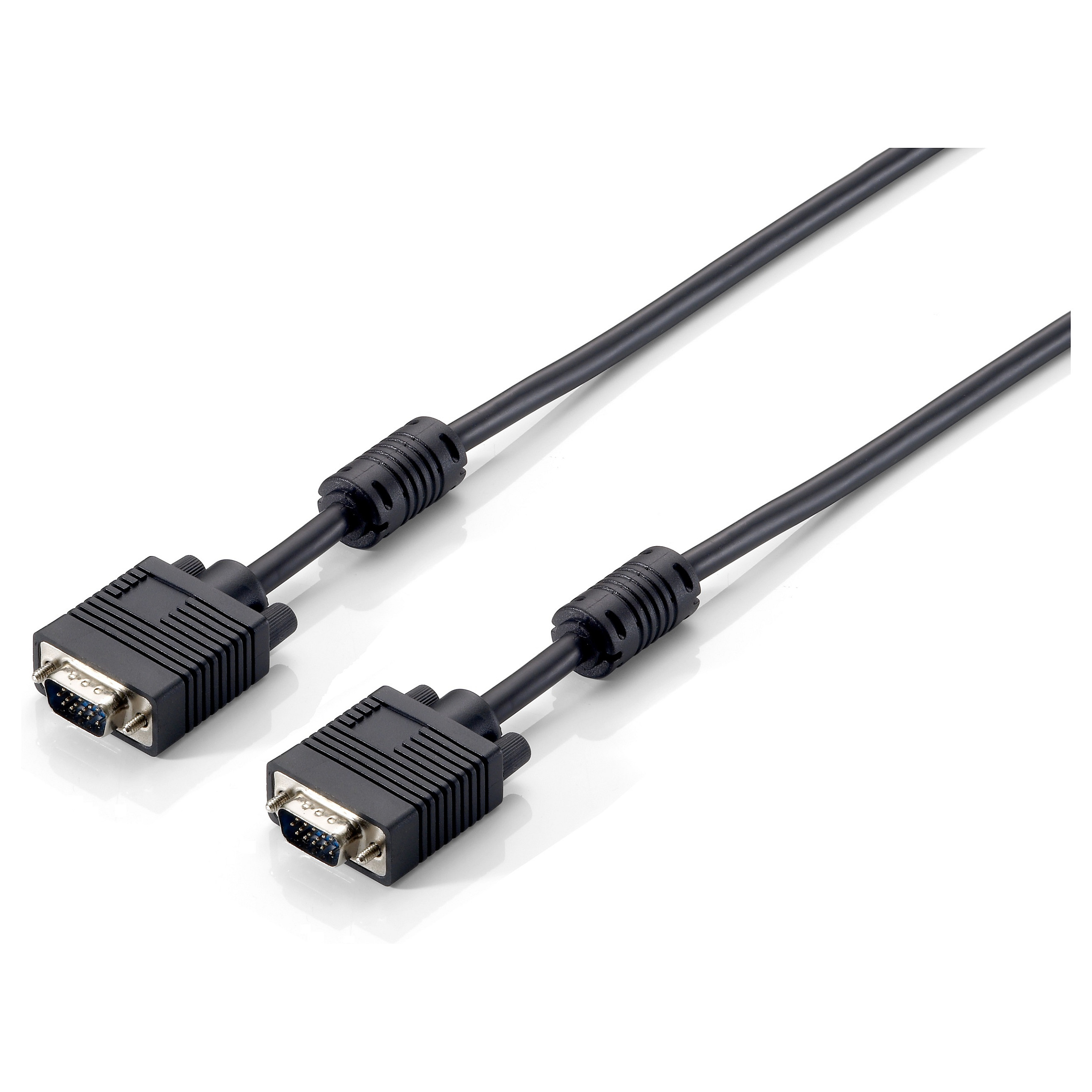 Kabllo VGA Equip Cable HD15 Male–Male / 8.00m / 1280×960 / 60Hz / Zezë – Polybag - 1
