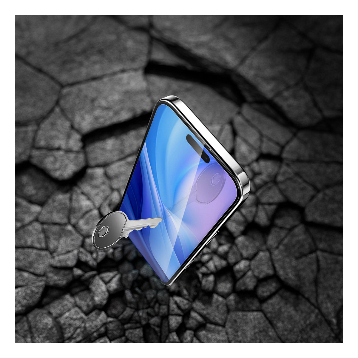 Aksesorë për telefon 4smarts / Second Glass Screen Protector / Mounting Frame / iPhone 16 Pro - 6