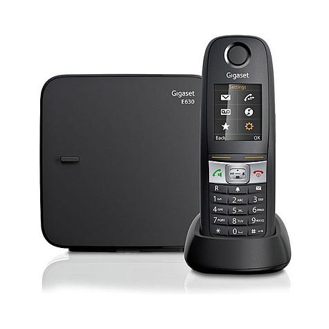 Telefon i Thjeshtë Gigaset E630, DECT/GAP, 1.8" TFT, 128x160, IP65, deri në 200 Kontakte, Hands-Free - Zezë - 2
