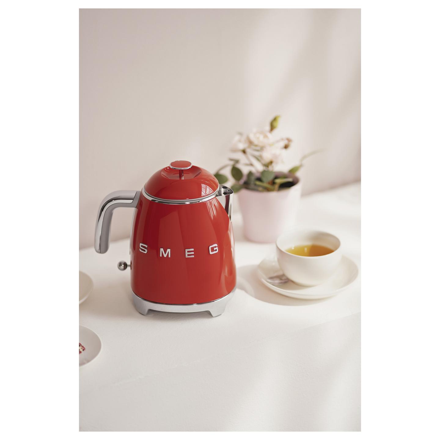 Çajnik Elektrik Smeg KLF05RDEU, 0.8L, 1400W, 360° – Kuqe - 14