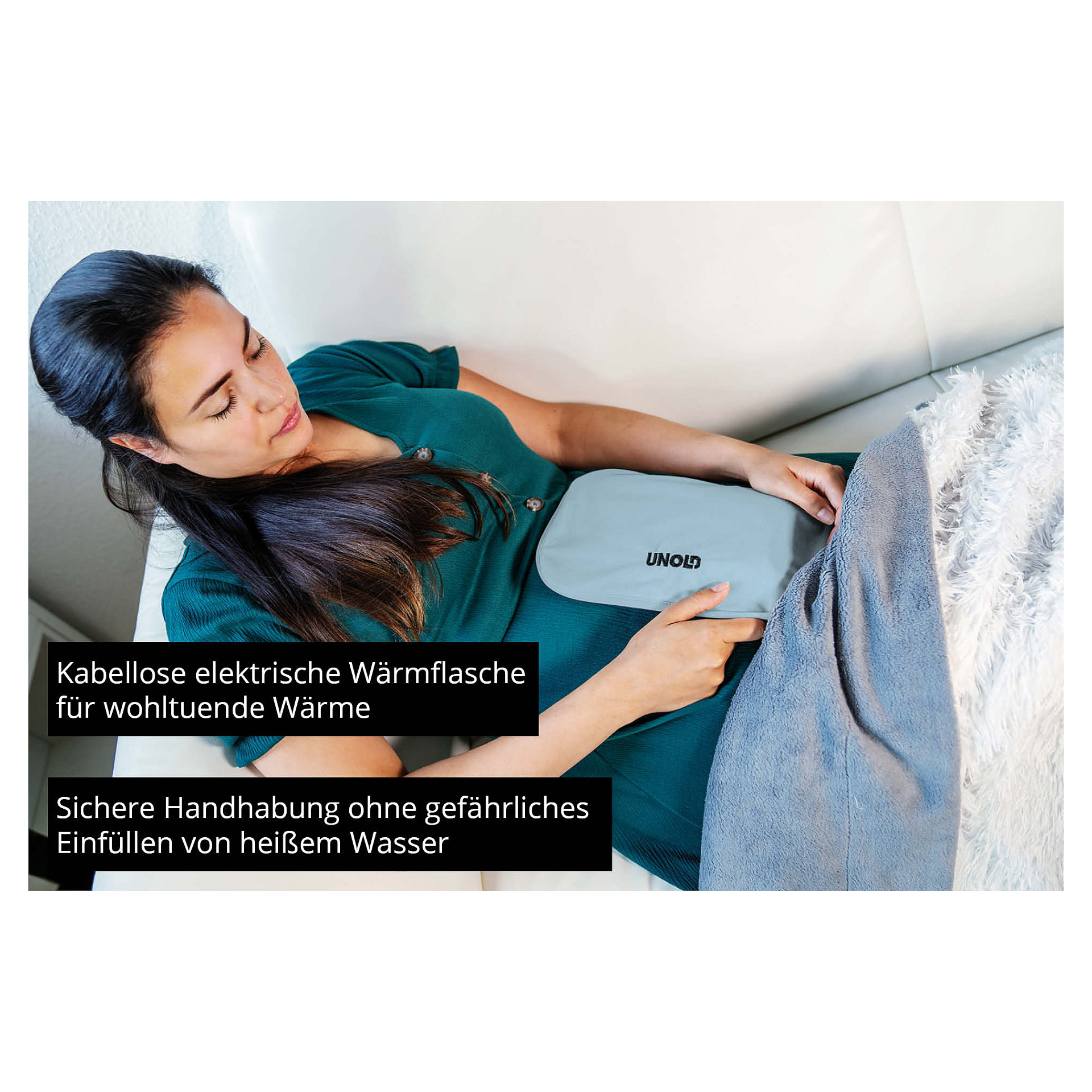 86018 Elektrische Wärmflasche Wärmi blau - 2