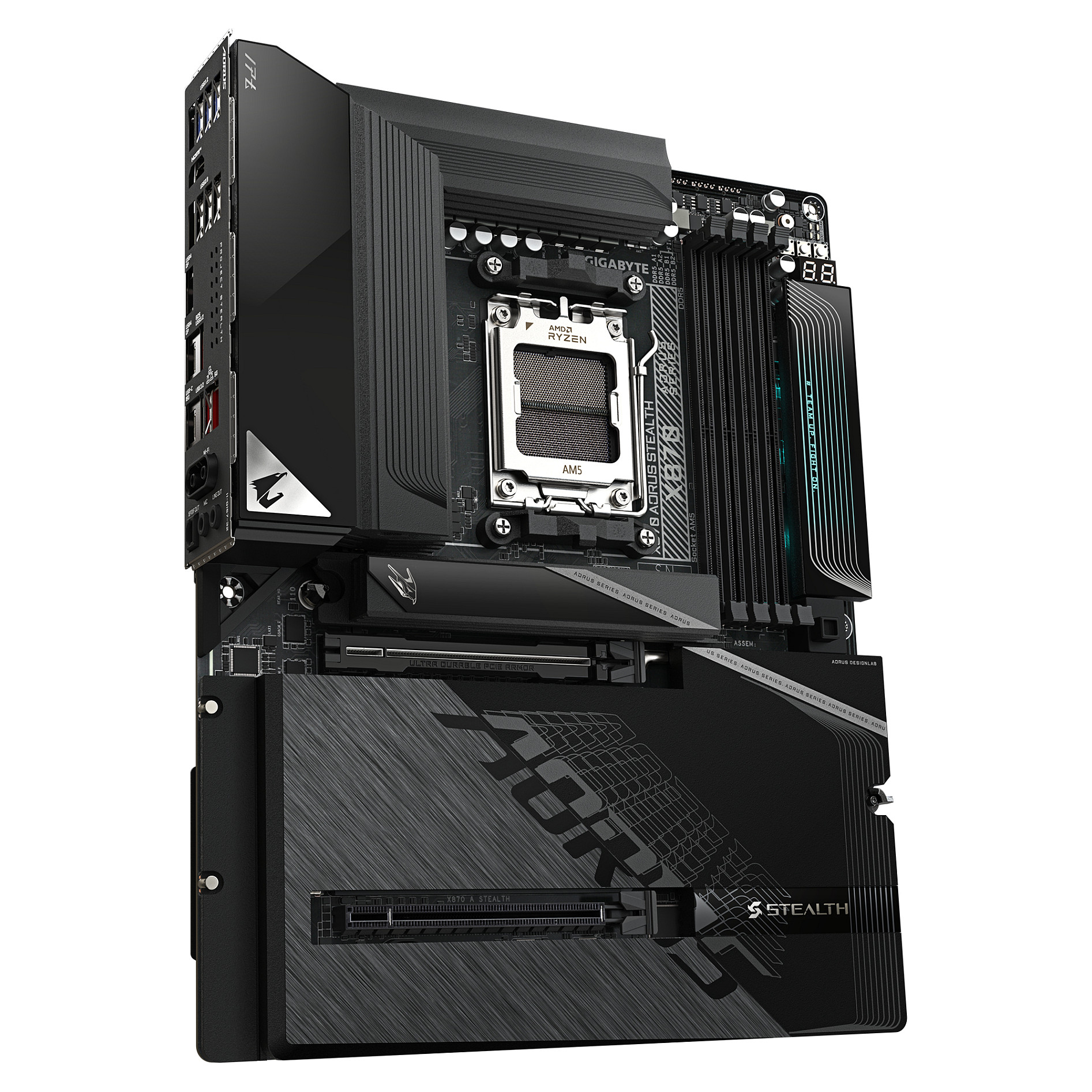 Pllakë Amë AMD Gigabyte X870 A STEALTH / AM5 / DDR5 / HDMI - 3
