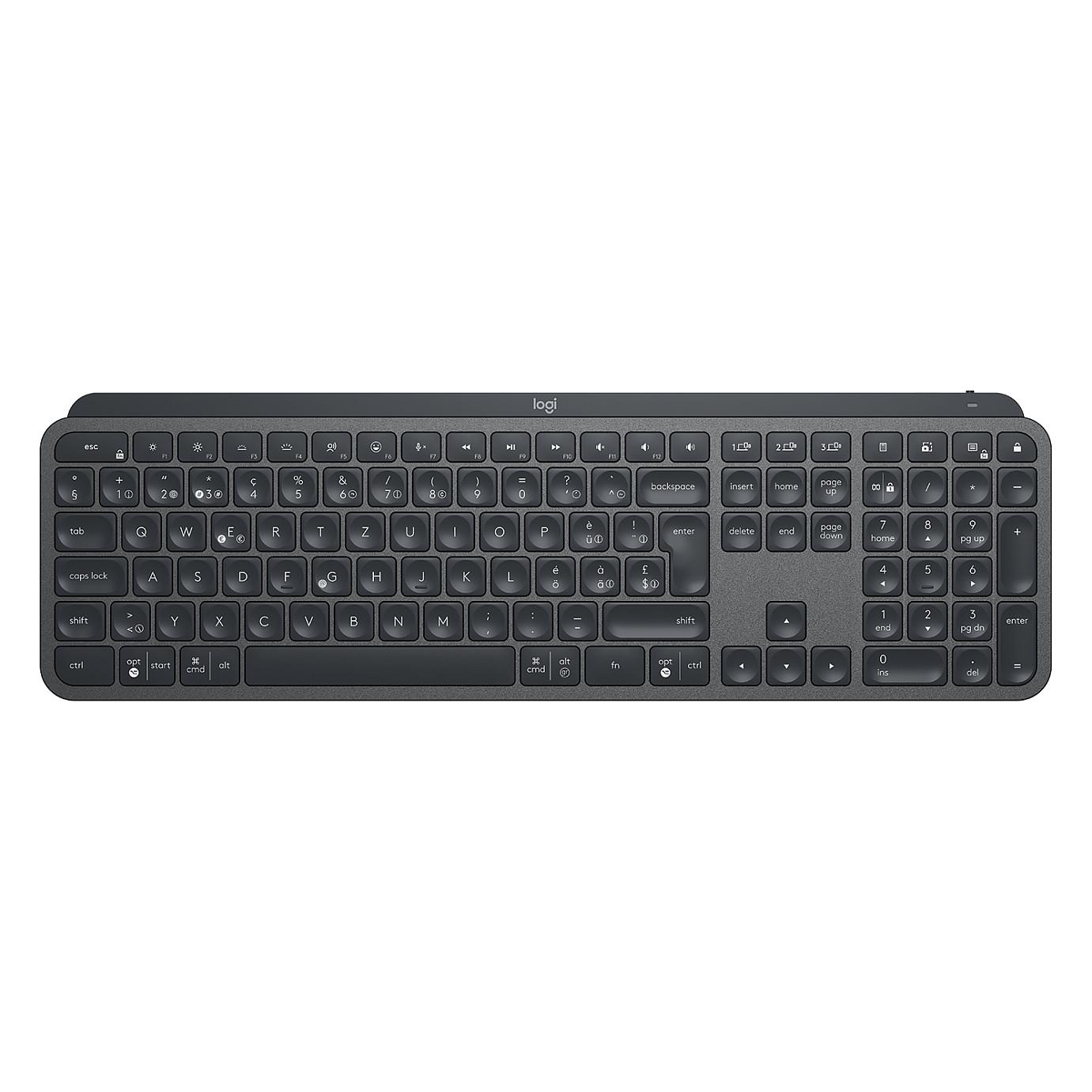 Tastierë pa Kabllo Logitech MX Keys for Business / 920-010246 / QWERTZ CH / 108 Taste / Bluetooth / Logi Bolt / Ndriçim - Gri - 5