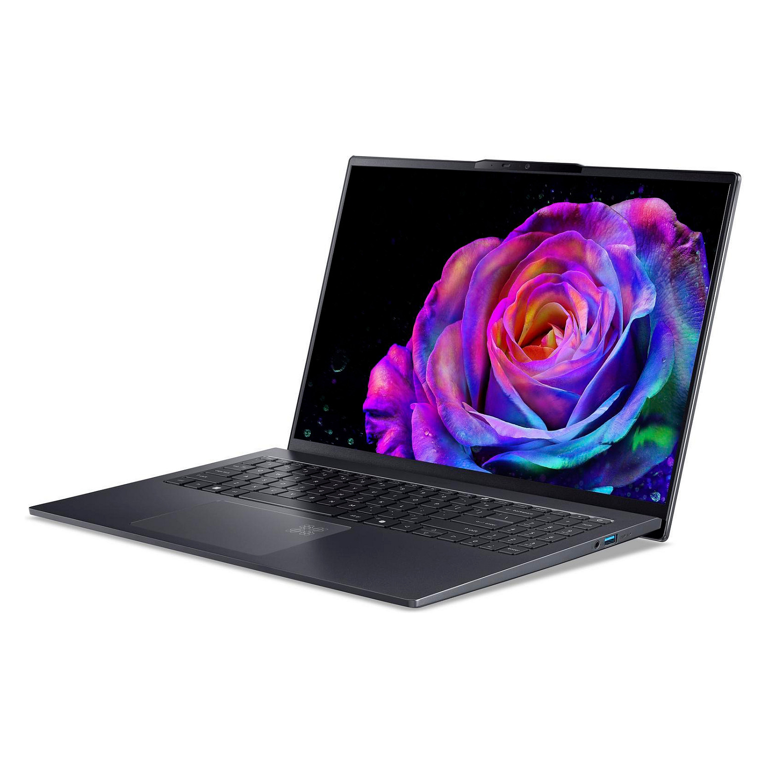 Laptop Acer Swift Go 16 AI OLED SFG16-61-R6QV / Ryzen AI 7 350 / 32GB LPDDR5x / 1TB / 16" WUXGA+ OLED 120Hz / AMD Radeon 860M / DE  - Gri - 4