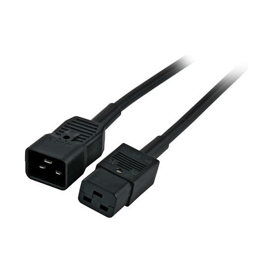 Kabllo Zgjatuese për Energji EFB Elektronik EK519.1 / IEC C20-C19 / 3x1.50 mm² / 250 V / 16 A / 1m - Zezë