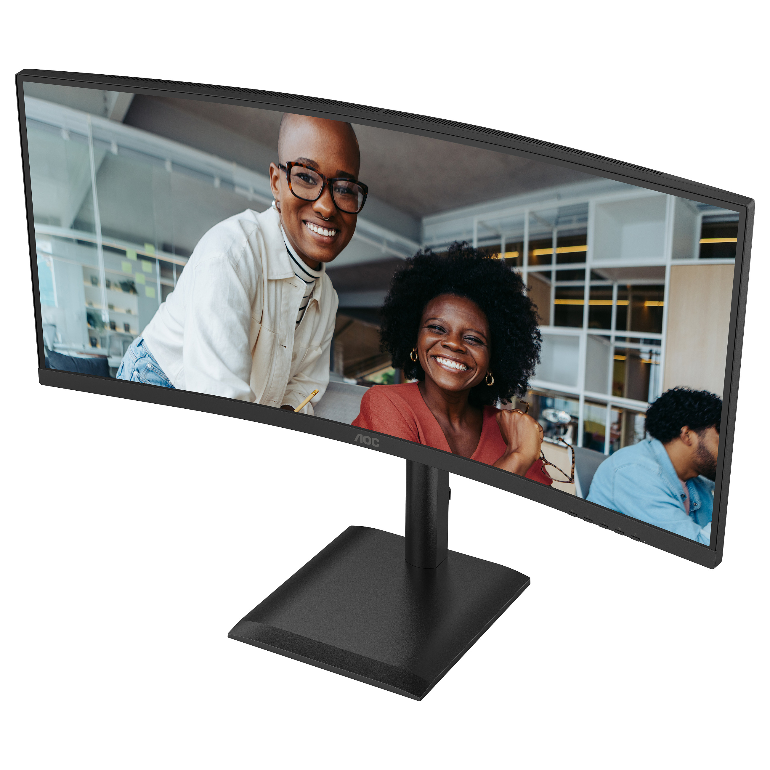 Monitor AOC CU34E4CV / 34" / UltraWide Quad HD VA LCD / 120 Hz / 4ms / USB + USB-C + HDMI + DP / Curved - Zezë - 9