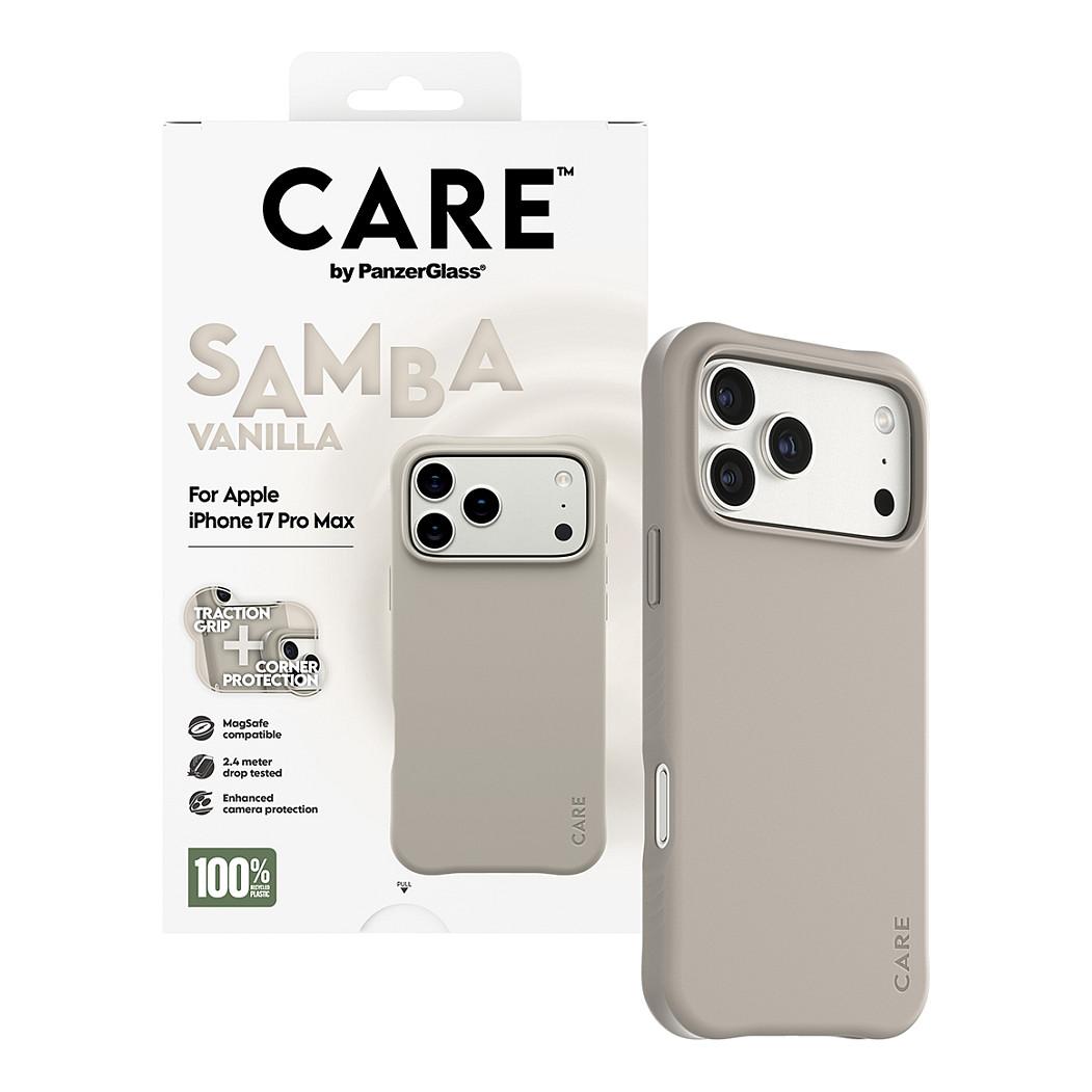 Case për Telefon PanzerGlass CARE Samba për iPhone 17 Pro Max, MagSafe - Krem - 5