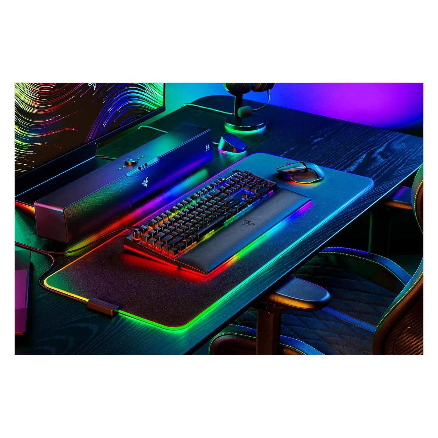 Tastierë Gaming Razer BlackWidow V4 Pro Green Switches Wired / QWERTZ - Zezë - 4