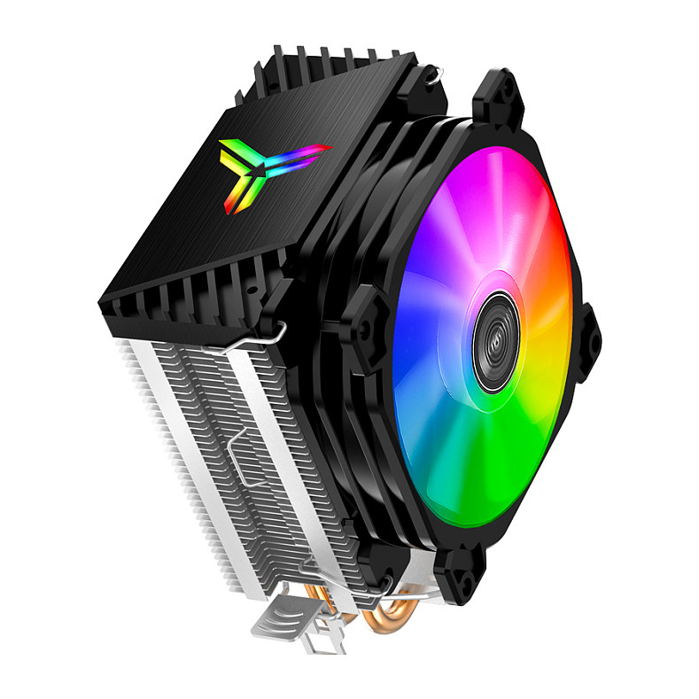 Ftohës për Procesor Jonsbo CR-1200 / 95W TDP / 2×6mm Heatpipe / 92mm Fan / ARGB / LGA115x/1200/1700 / AM4/AM5 – Zezë - 10