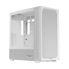 Kasë PC TRYX FLOVA F50 / Midi Tower / ATX / Cross-Flow Fan / Tempered Glass - Bardhë