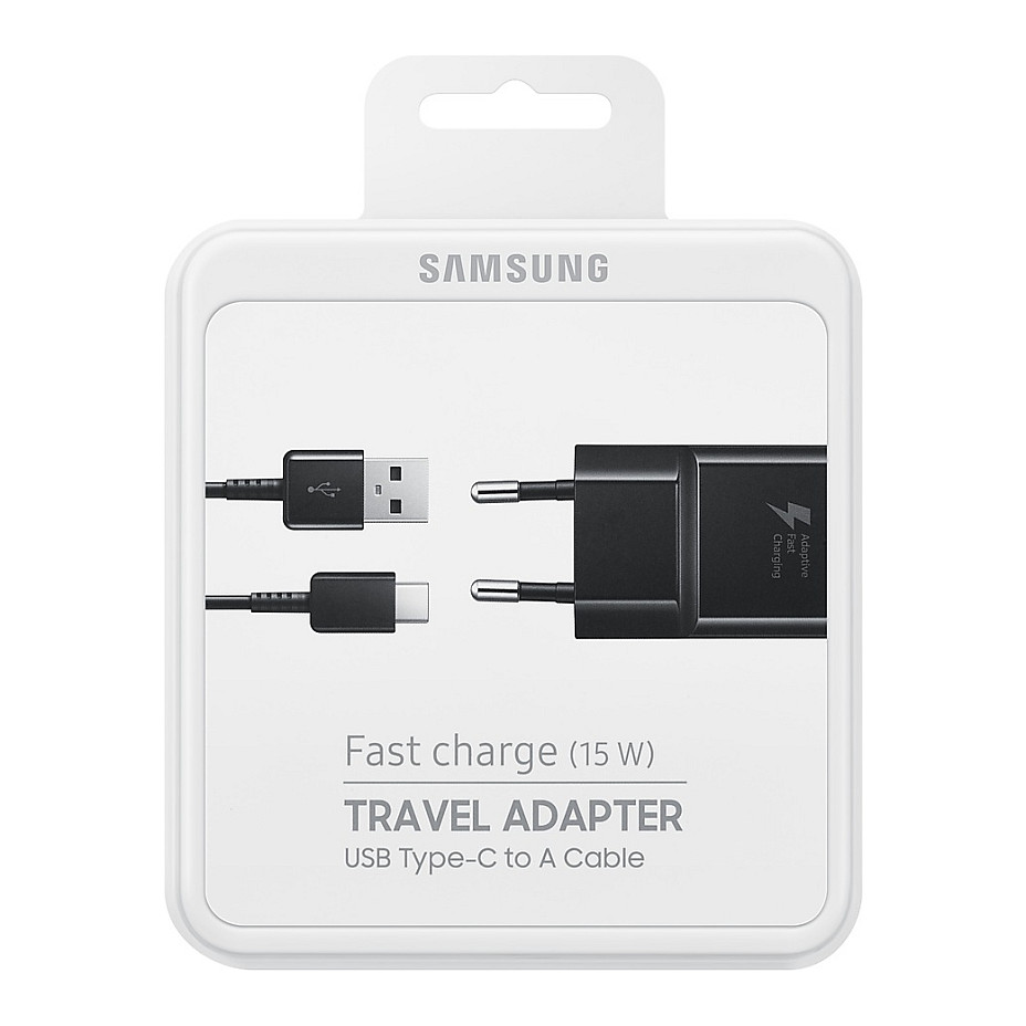 Karikues Samsung EP-TA20 / 15W / USB / Karikim i shpejtë / Kabllo 1.5m – Zezë - 6