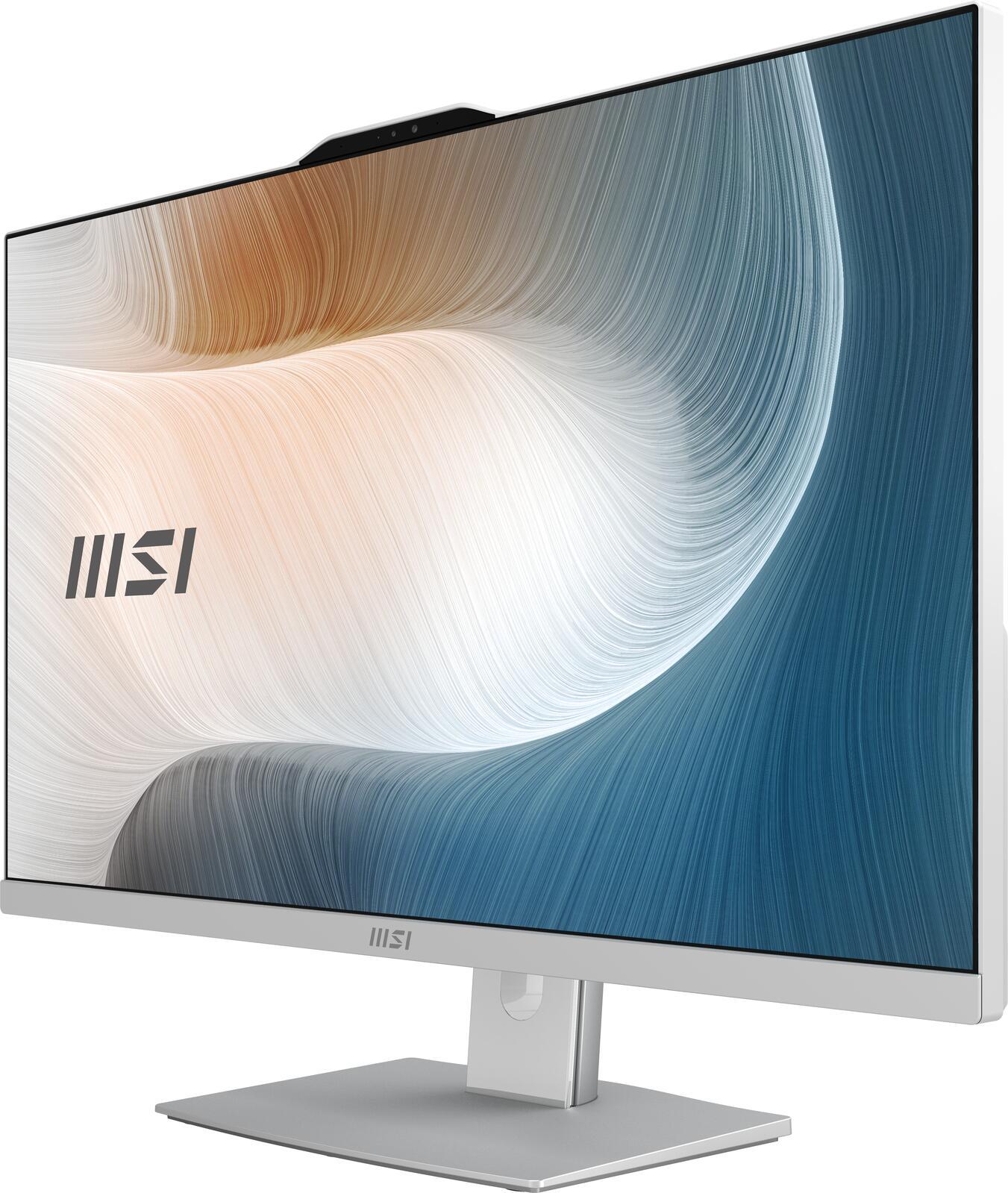 AIO MSI Modern AM272P 1M-1428AT, Core 5 120U, 16GB DDR5, 512GB, 27" FHD IPS 75Hz, Intel Graphics, Maus - Bardhë - 3