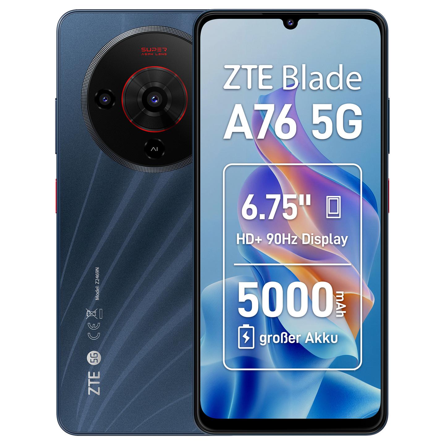 Telefon ZTE Blade A76 5G / 6GB / 128GB / 5G / Dual SIM - Zezë