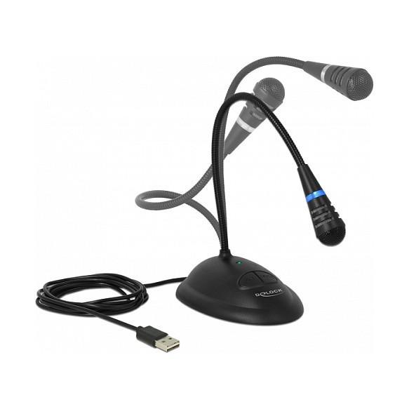 Mikrofon DeLOCK 65871, USB Type-A, 1.7 m – Zezë - 3
