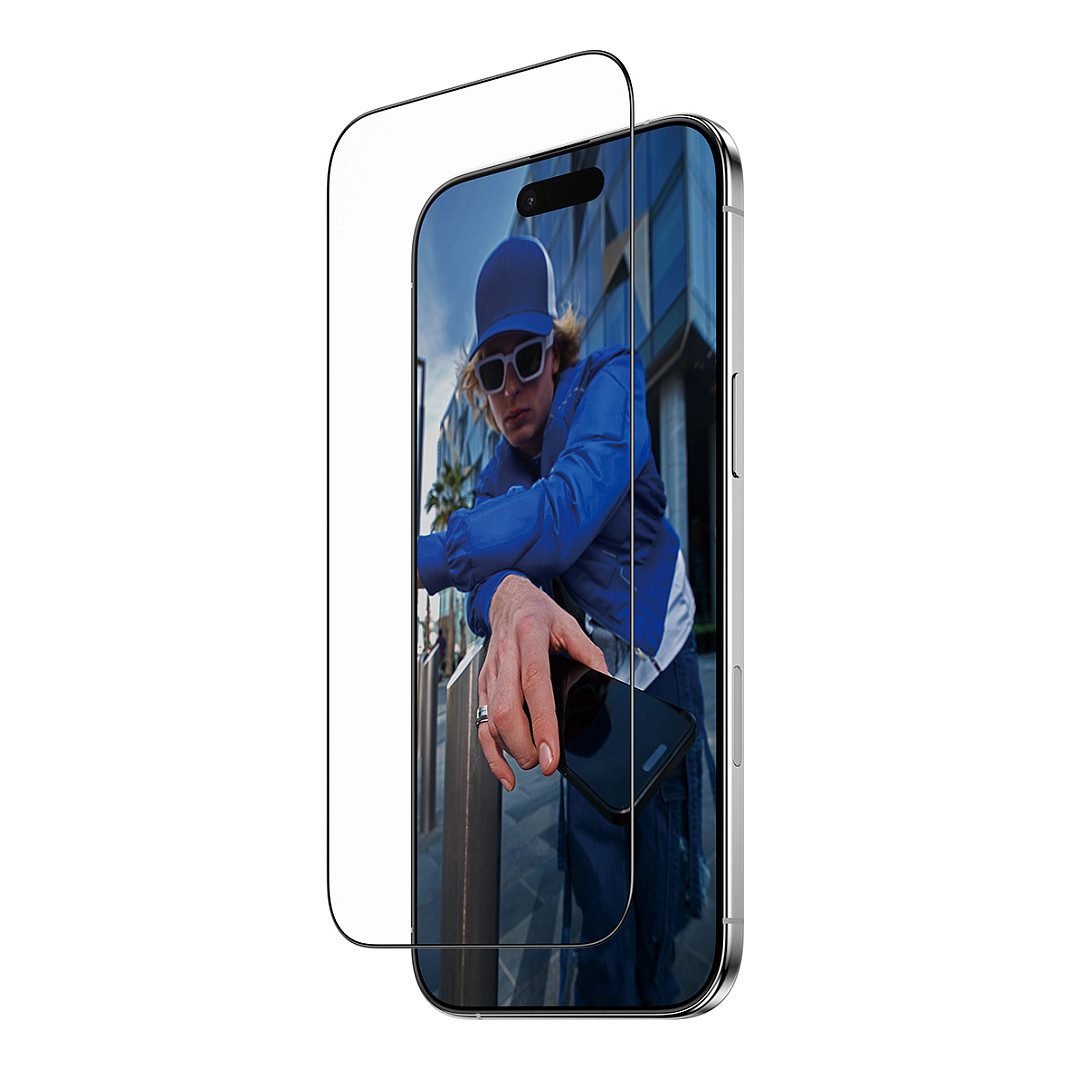 Aksesorë për telefon PanzerGlass Screen Protector / iPhone Air / UWF FastFit – Kornizë e zezë / Transparente - 1