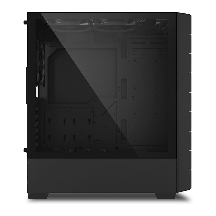 Kasë Sharkoon HEX RGB Midi Tower - Zezë - 4