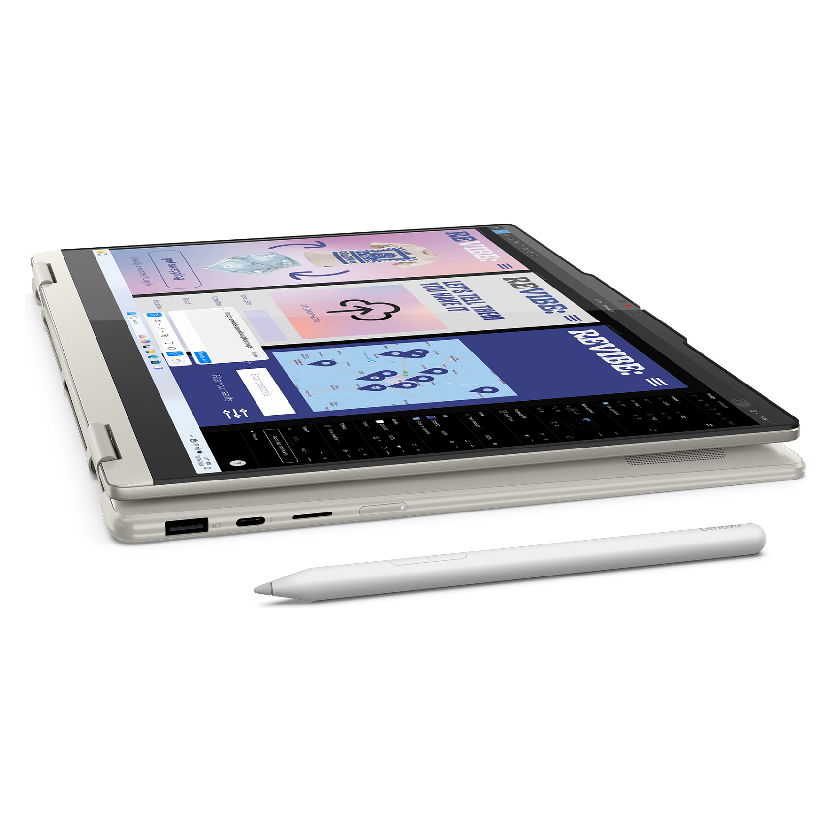 Laptop Lenovo Yoga 7i 2-in-1 / Ultra 5 226V / 16GB LPDDR5x / 1TB / 14" WUXGA OLED 60Hz / Arc Graphics 130V / DE  - Gri - 13