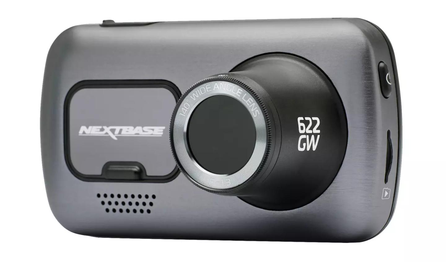 Kamerë për regjistrimin e udhëtimeve (Dashcam) Nextbase 622GW / 4K / 140° / GPS / Wi-Fi / Bluetooth 5.0 / Ekran IPS 3" / Night Vision / Image Stabilization / Alexa - Zezë