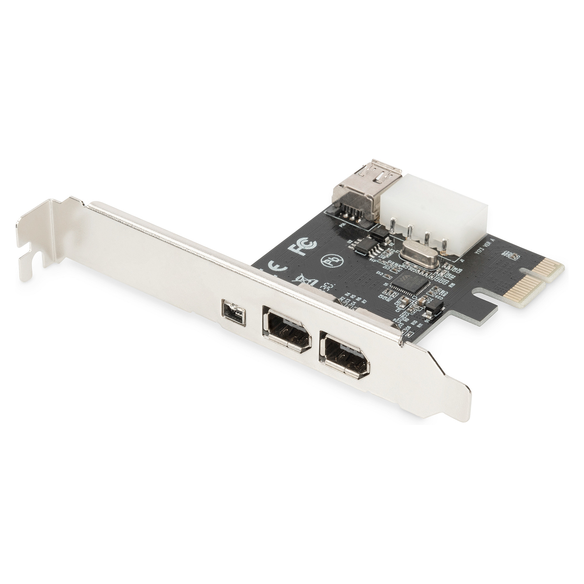 DIGITUS PCI Express Card / FireWire 1394a (2+1 Port) - 1