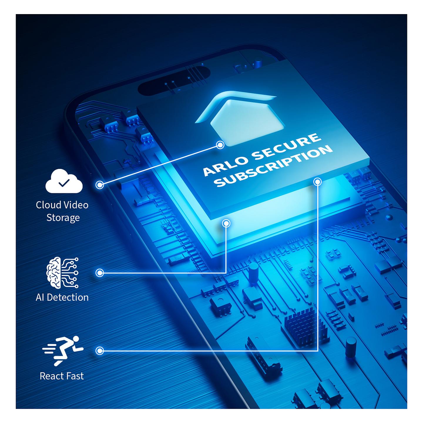 Kamerë Zile për Derë Arlo Essential 2, 2K, 180°, Audio 2-Kahëshe, Wi-Fi, Wired/Wireless, Bateri, IP65, Chime V2 - Zezë/Bardhë - 5