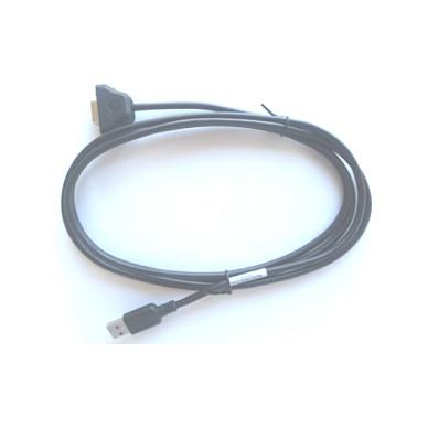 Kabllo USB Zebra CBL-58926-04, USB-A në DB9 Femër, 1.8 m – Zezë