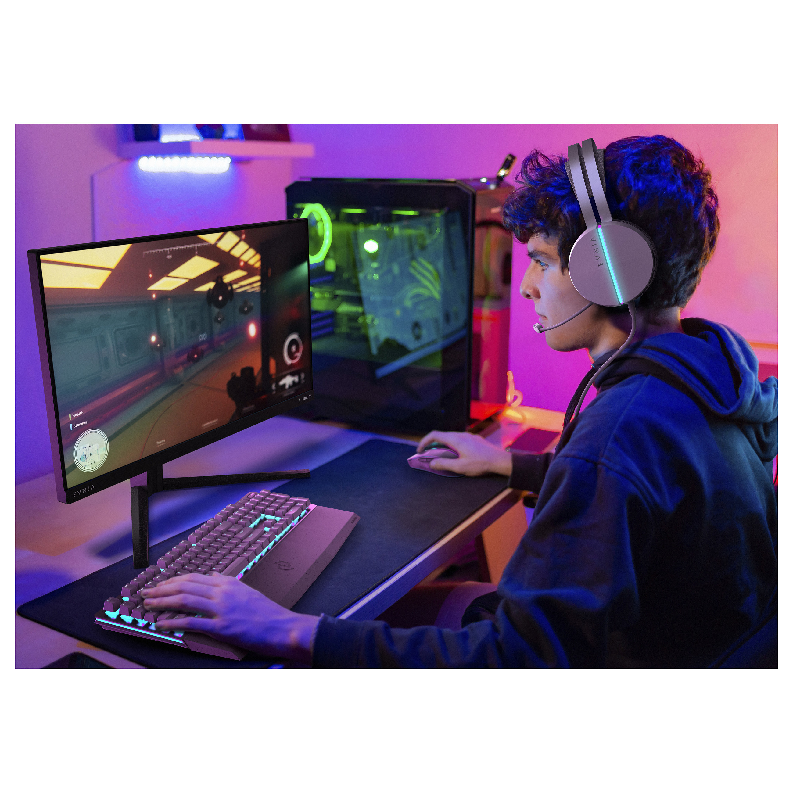 Monitor Gaming Philips Evnia 25M2N3200W/00 / 24.5" / Full HD LCD VA / 240Hz / 1 ms / HDMI+ DisplayPort+ VESA / Zezë - 8