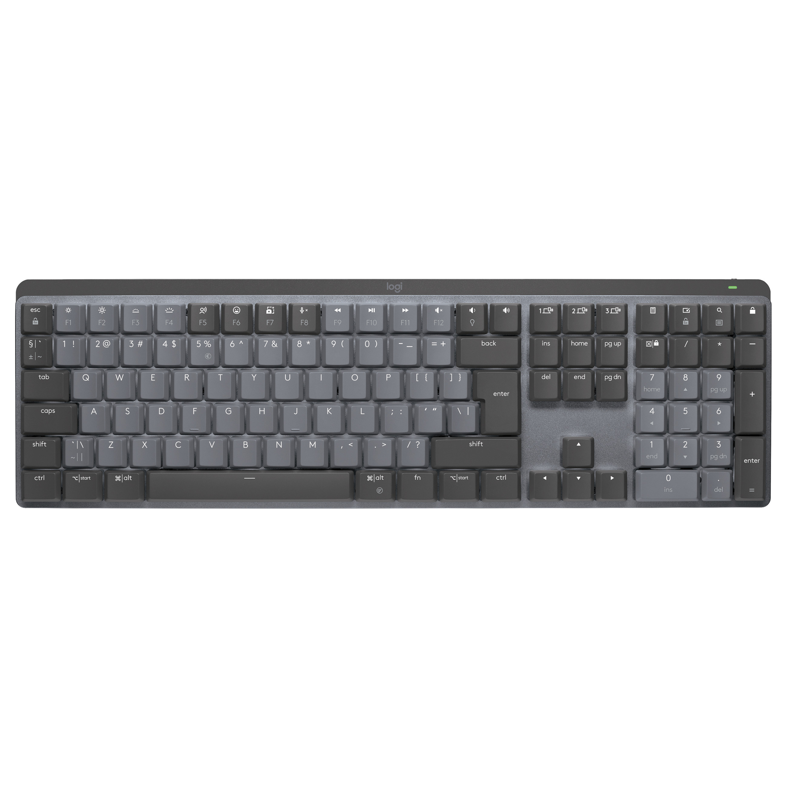 Tastierë Pa Kabllo Logitech MX Mechanical V2 Choc Brown Switches / US Layout - Zezë - 6