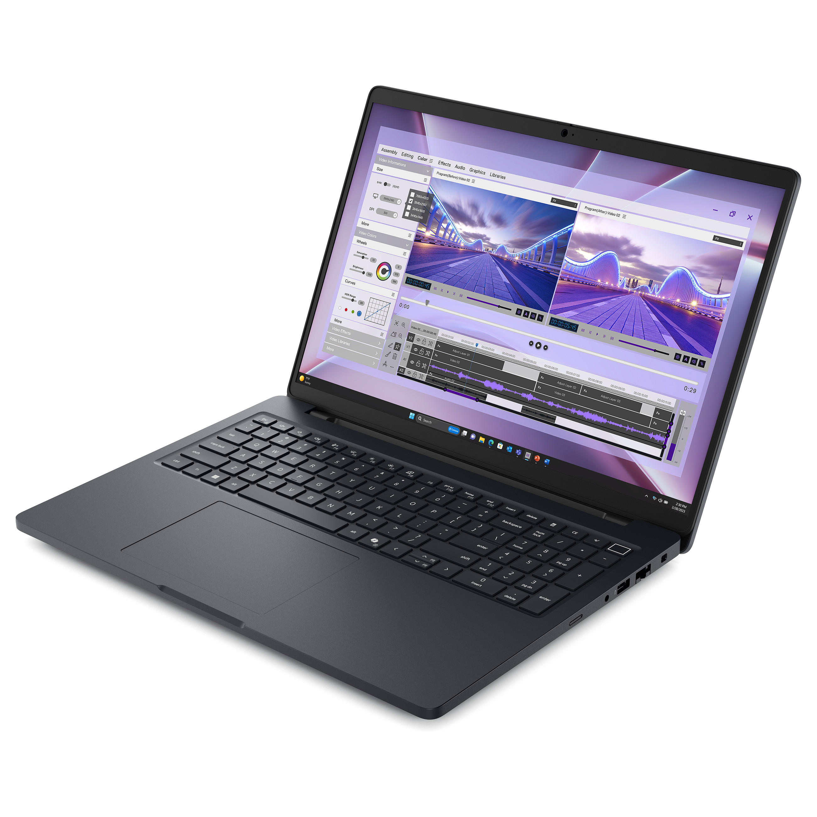 Laptop DELL Pro Max 16 MC16250 / Ultra 7 265H / 16GB DDR5 / 512GB / 16" WUXGA (Full HD+) WVA 60Hz / RTX PRO 500 Blackwell - Zezë - 4