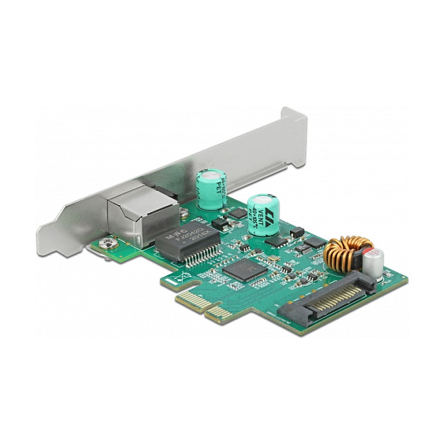 DeLOCK PCI Express x1 2.5 Gigabit LAN Card RTL8125 1x RJ45 PoE+ Network Adapter - 2