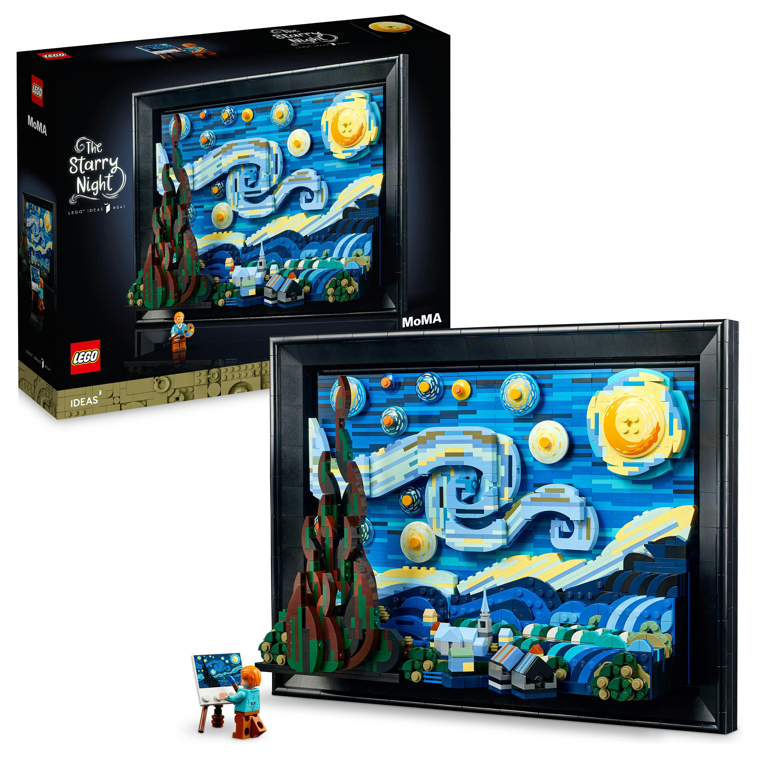 LEGO Ideas Vincent van Gogh – The Starry Night - 15