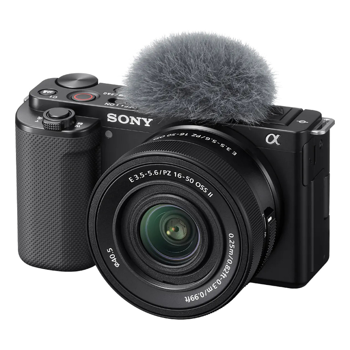 Kamerë digjitale Sony ZV-E10 / APS-C / 24.2MP / 4K / 16-50mm F3.5-5.6 OSS II / 3" Touchscreen - Zezë - 3
