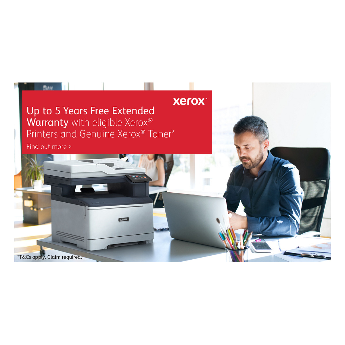 Printer Laser Xerox C320V_DNI / Laser me Ngjyra / A4 / 4800 × 4800 DPI / Duplex - Bardhë - 9
