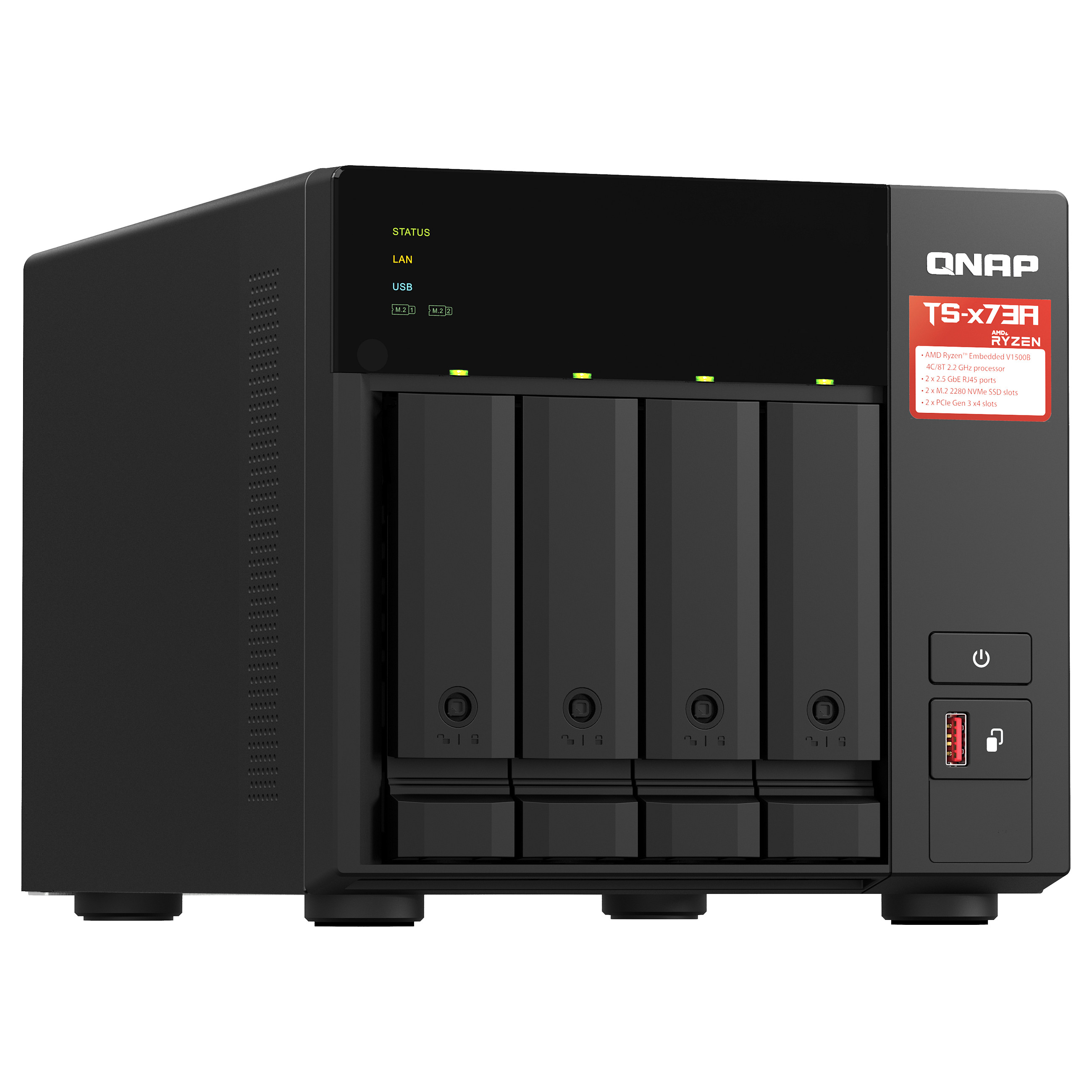 QNAP TS-473A – NAS Server for Network Storage - 3