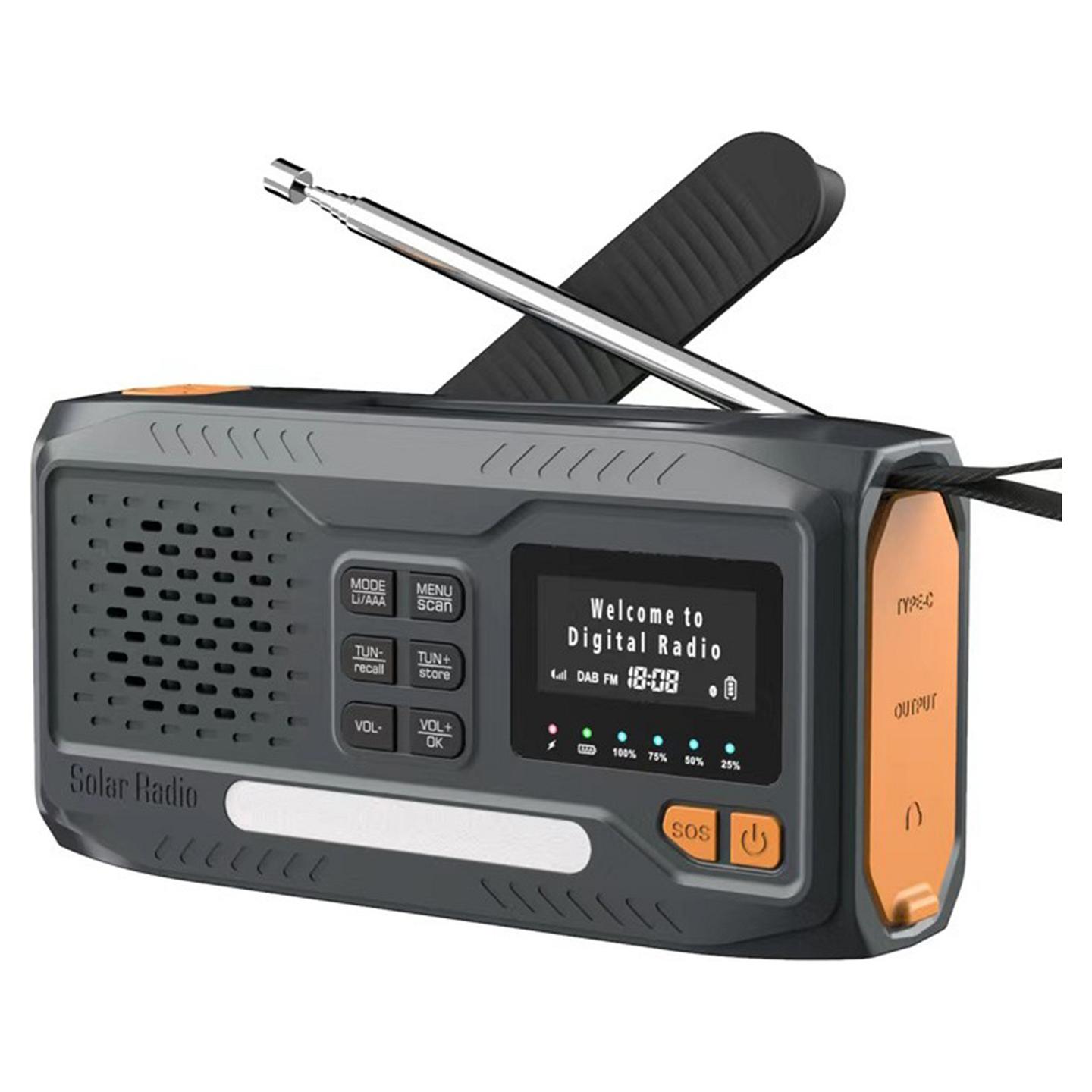 Radio Emergjence Extralink BT-4000, 4,500mAh, Bluetooth, Solar, Dynamo, PowerBank, Llambë, SOS - 2