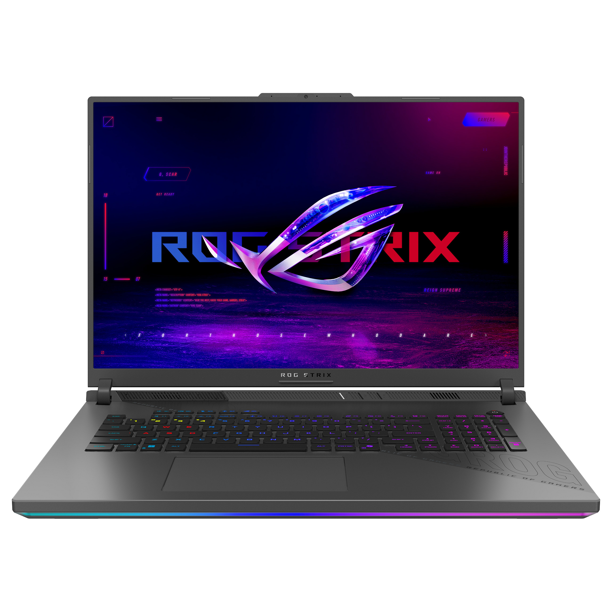 Laptop Gaming ASUS ROG Strix G18 / Ryzen 9 8940HX / 32GB DDR5 / 1TB / 18" WUXGA IPS 144Hz / RTX 5070 8GB - Hiri