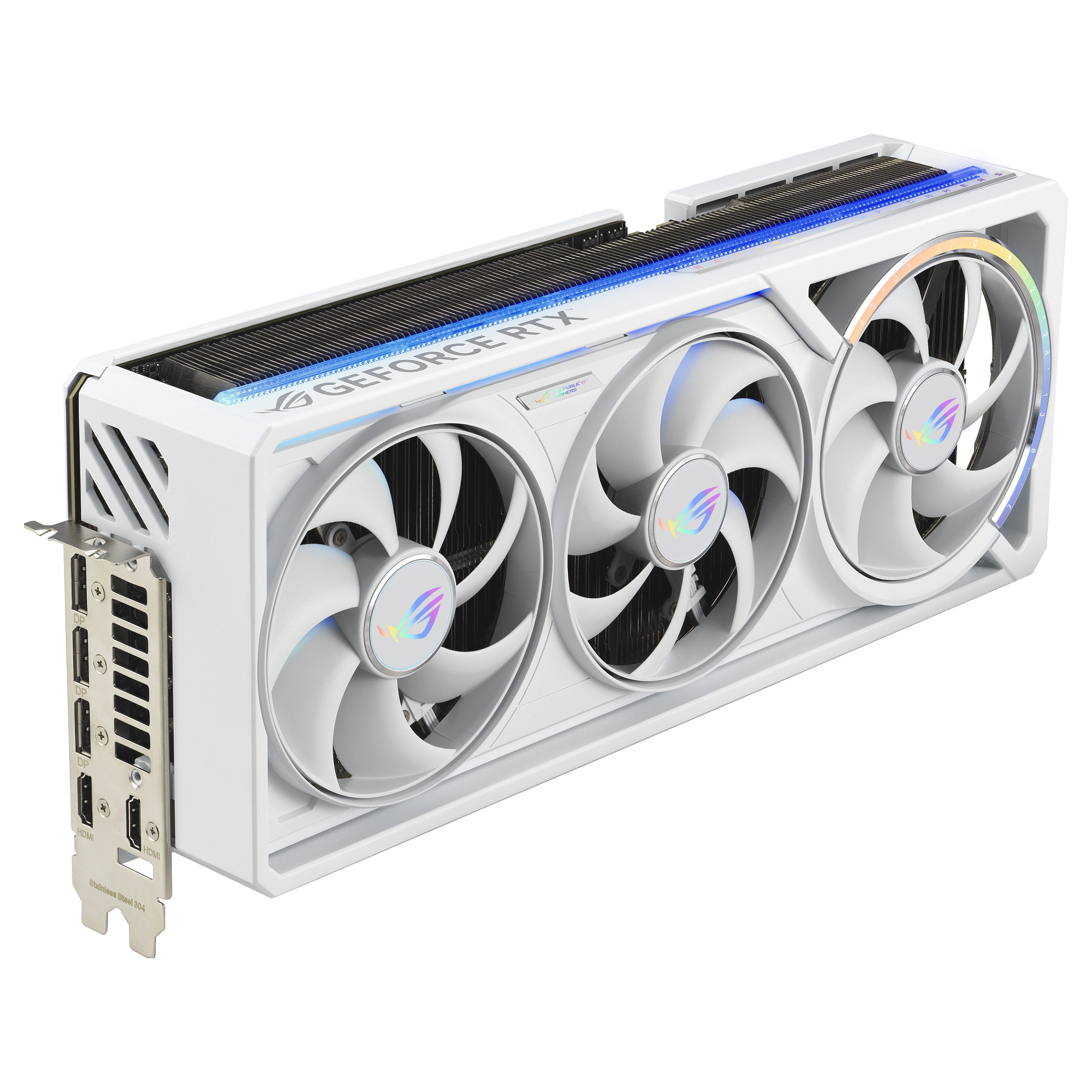 Kartë Grafike NVIDIA ASUS ROG Astral GeForce RTX 5080 OC White Edition / 16GB GDDR7 / PCIe 5.0 / 4 Fan – Bardhë - 2