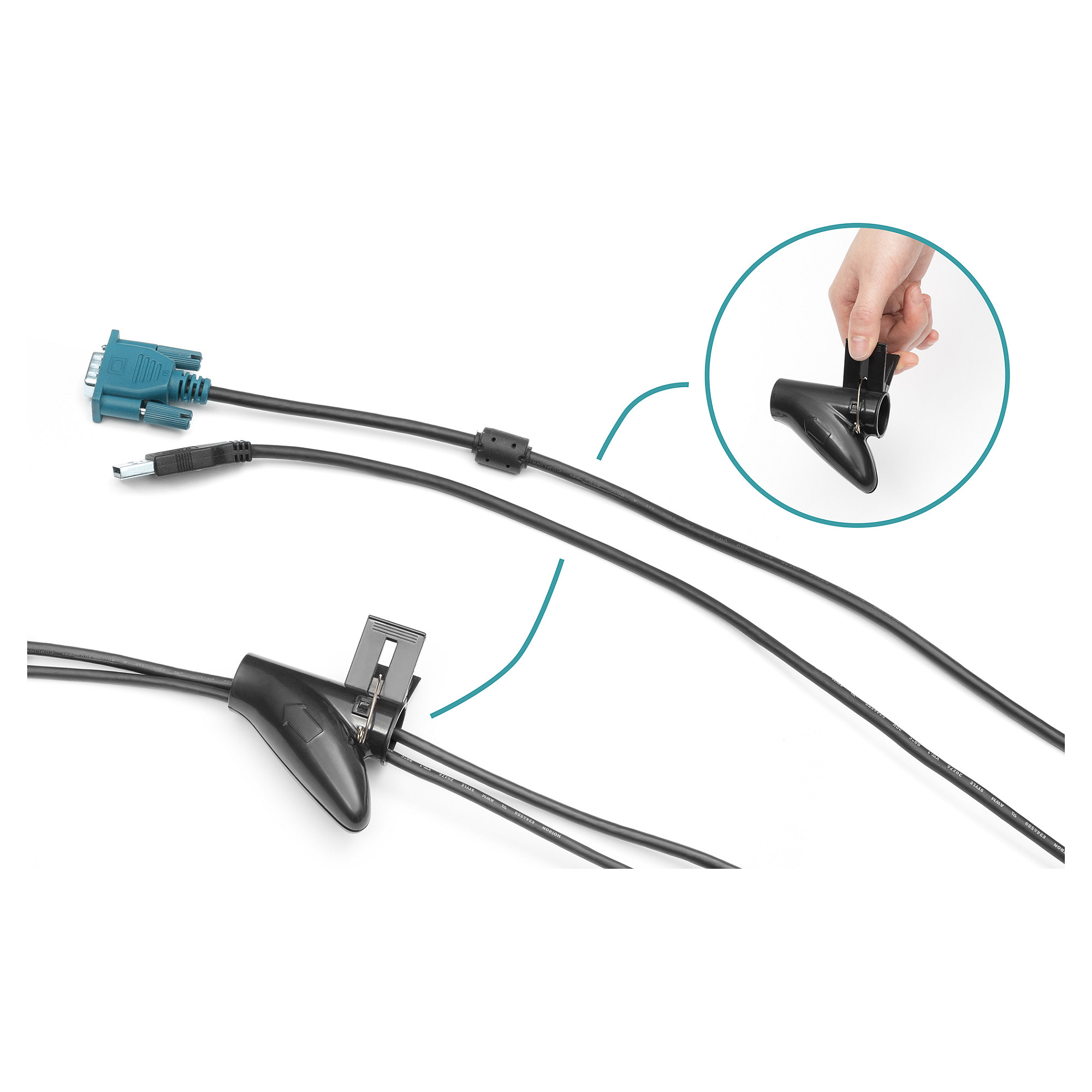 Kabllo për Rrjet Tub Kabllosh (Cable Sleeve) 5m - Zezë - 3