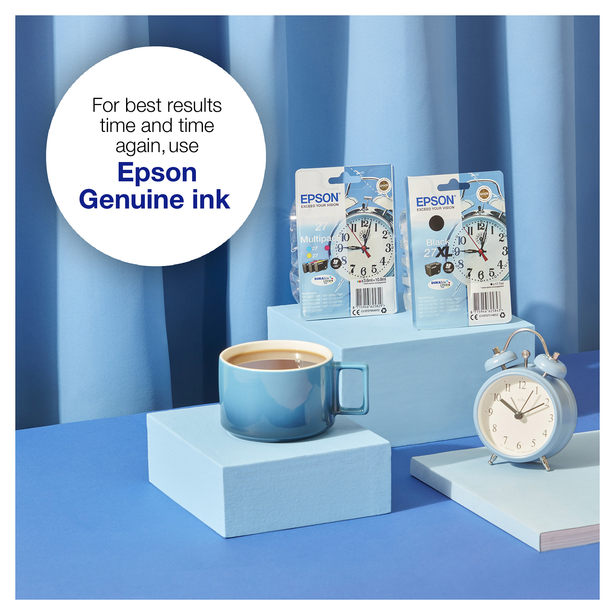 INK Epson 27 C13T27054012 3er Multipack – Blu /Rozë /Verdhë - 2