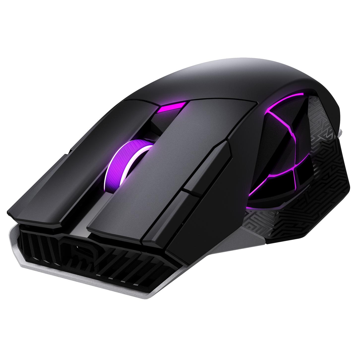 Maus Gaming  ASUS ROG SPATHA X 65K, 65.000 DPI, 12 Butona, Wireless, Bluetooth, USB-C – Zezë - 5