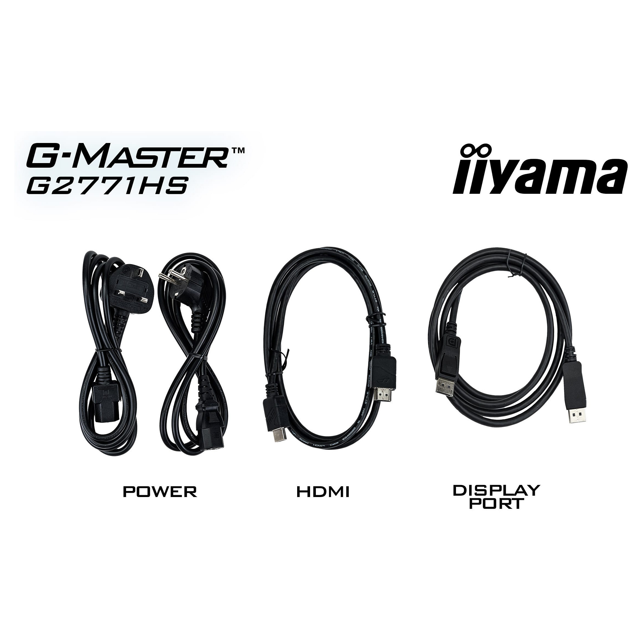 Monitor Gaming iiyama G-Master G2771HS-B1 / 27"/ Full HD Fast IPS / 240 Hz / 0.4 ms / HDMI+DP+HDCP - Zezë - 11