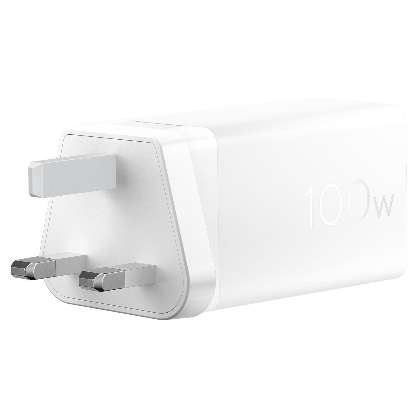 Karikues ASUS AC100-03, GaN, 100 W, 2x USB-C, 1x USB-A - Bardhë - 9