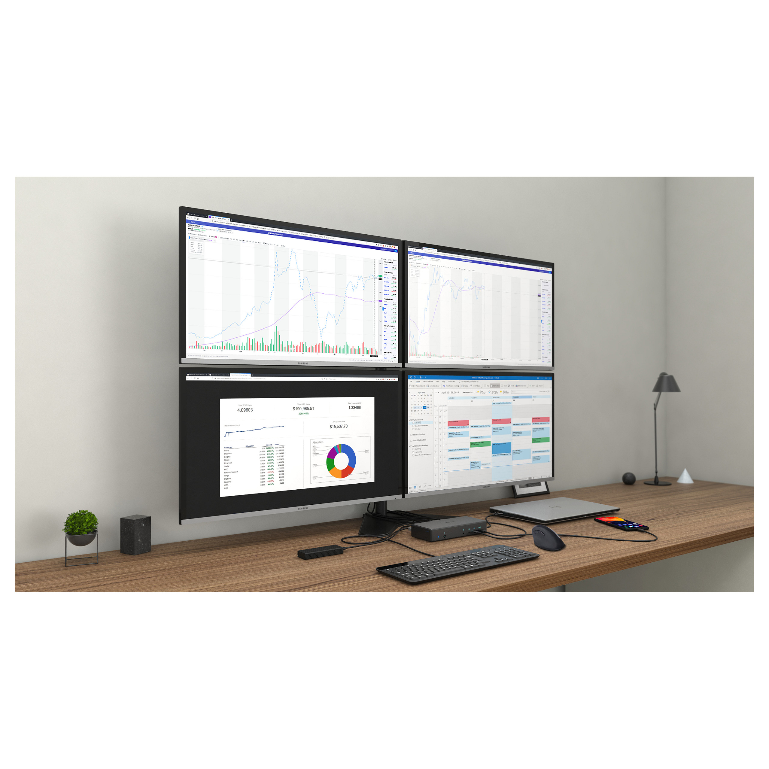 Docking Station I-TEC USB-C / Quattro Display / 4x 4K / HDMI & DisplayPort / PD / LAN / USB - Metalik - 5