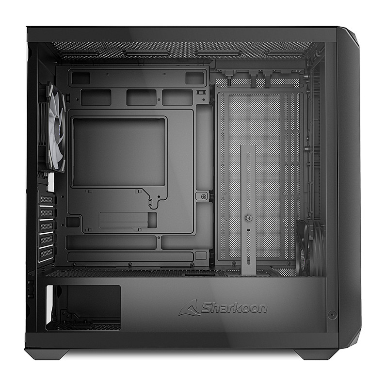 Kasë Sharkoon MK2 RGB Micro-ATX 1xGlass B- Zezë - 4