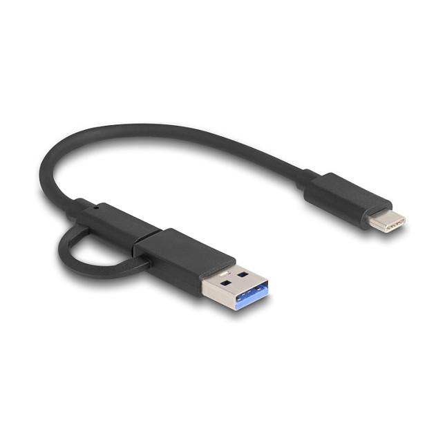 Lexues Kartelash DeLOCK 91011 , SD , CFexpress Type B , USB-C , USB 10Gbps , UHS-II , NVMe - Gri - 3