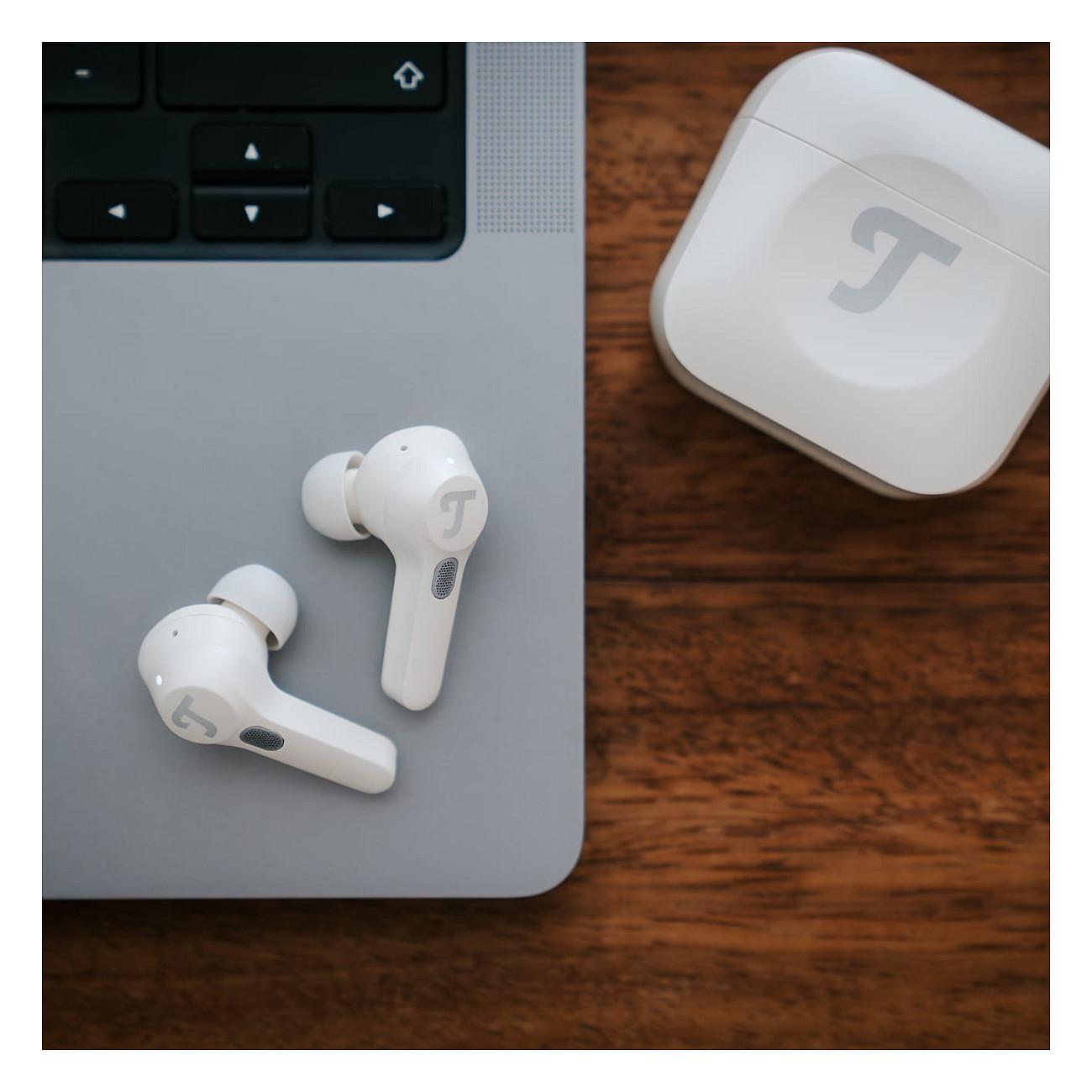 Kufje pa kabllo Teufel AIRY TWS Pro / 10 mm / Bluetooth 5.2 / IPX4 / Wireless – Bardhë - 6
