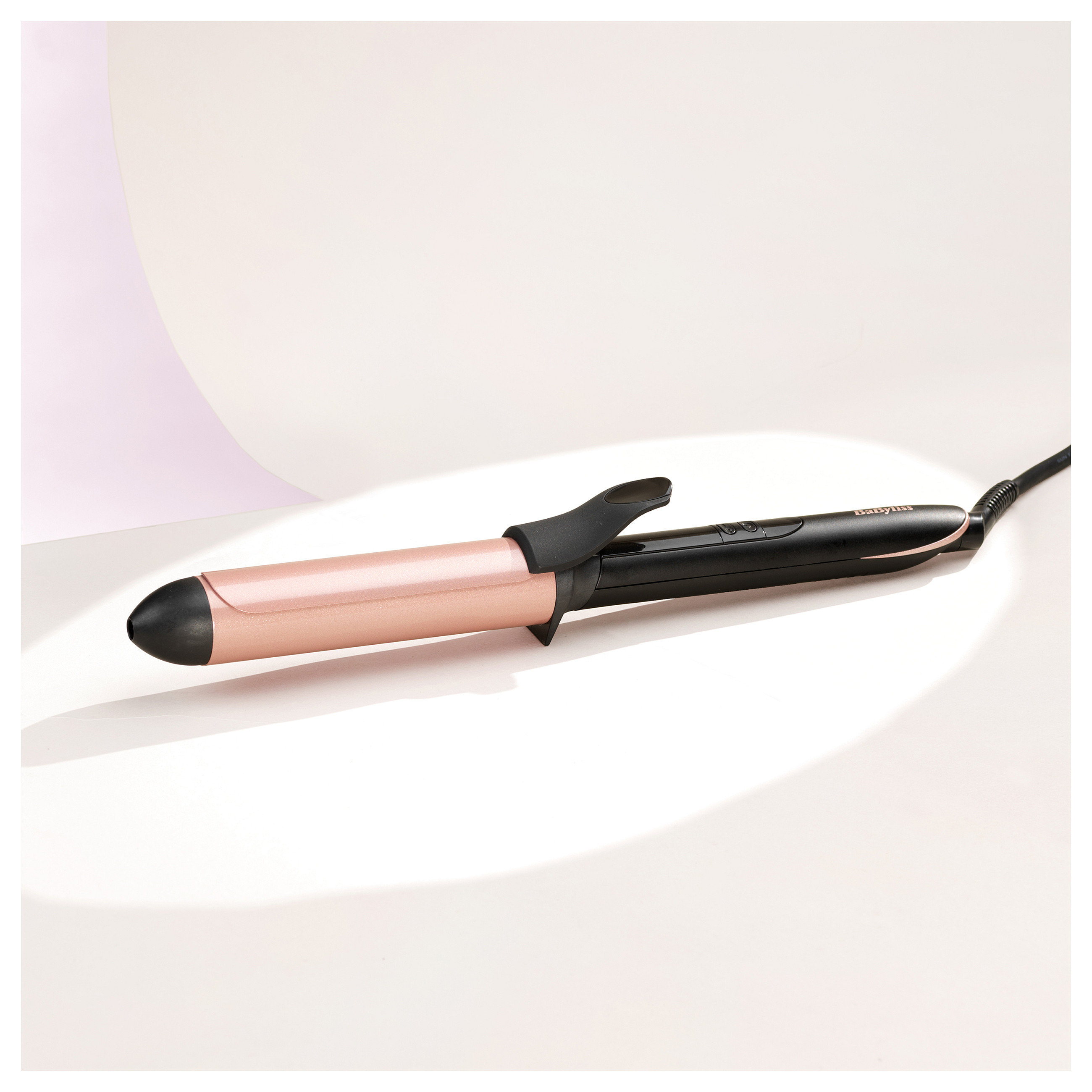 Stiluese për flokë për kaçurrela BaByliss 32mm Curling Tong / Ceramic / 160-210°C / 6 Temperatura / 45s –  Zezë/Rozë - 11
